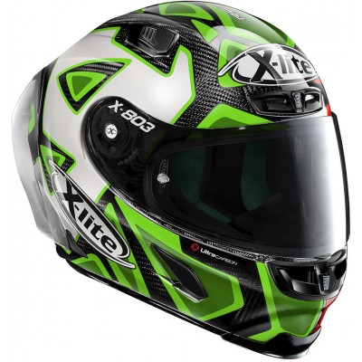 Шлем X-Lite X-803 RS Ultra Carbon Replica Petrucci Misano