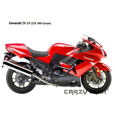 Дуги KAWASAKI ZX-14 / ZZR1400 `06-`11