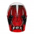 Шлем кроссовый FOX V3 Steel Faith серебро/красный