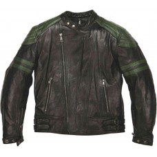 Мотокуртка кожаная Helstons Flash Plain Vert