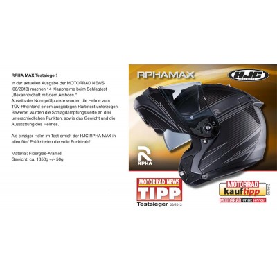 Шлем модуляр HJC R-PHA MAX EVO