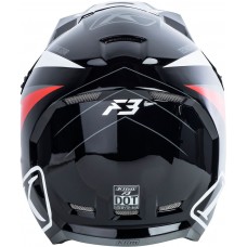 Шлем снегоходный Klim F3 Cross Red Lightning