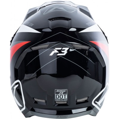 Шлем снегоходный Klim F3 Cross Red Lightning