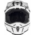 Шлем снегоходный Klim F3 Cross White Black Pinstripes