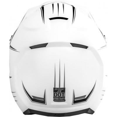 Шлем снегоходный Klim F3 Cross White Black Pinstripes