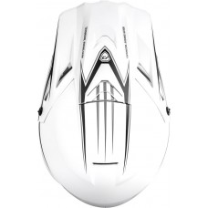 Шлем снегоходный Klim F3 Cross White Black Pinstripes