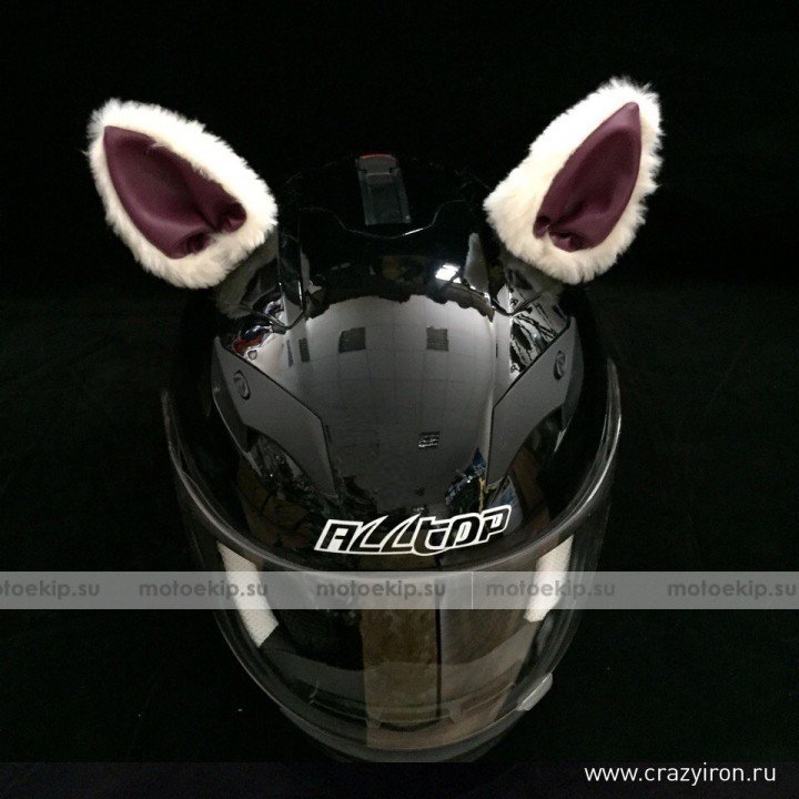 Ушки на шлем "Мотоушки Кошка"