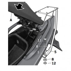 SHAD Крепление центрального кофра T-max `08-`11