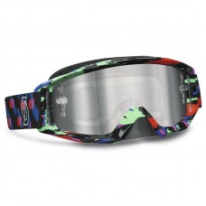 Очки для кросса SCOTT Tyrant Plasma Black-Silver Chrome Works MX