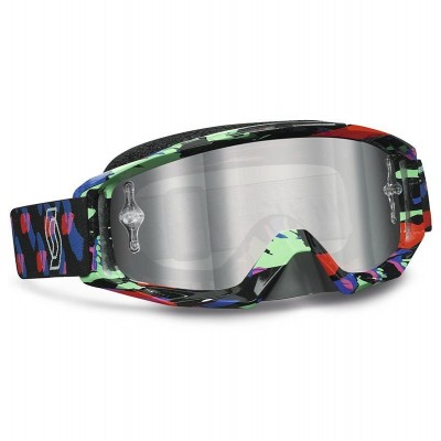 Очки для кросса SCOTT Tyrant Plasma Black-Silver Chrome Works MX
