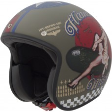 Шлем открытый Premier Le Petit Pin Up Military