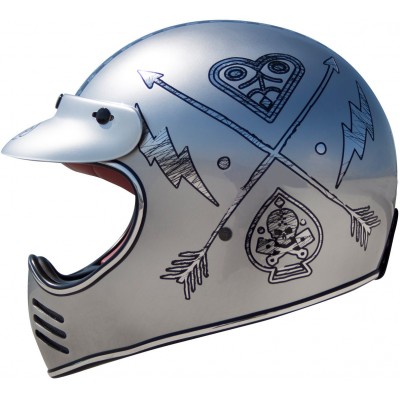 Шлем Premier Trophy MX NX Chromed