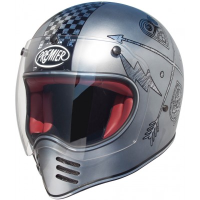 Шлем Premier Trophy MX NX Chromed