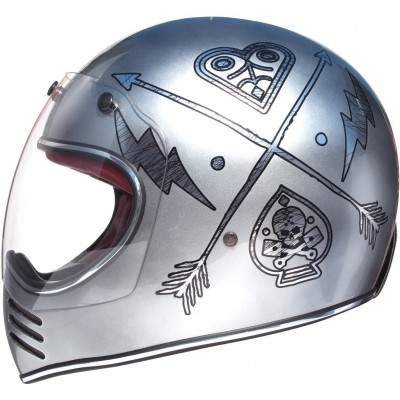 Шлем Premier Trophy MX NX Chromed