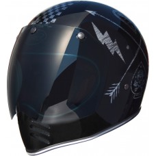 Шлем Premier Trophy MX NX Silver Chromed