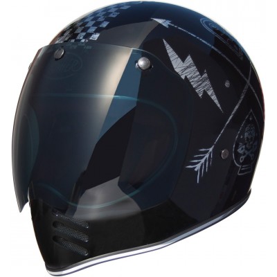 Шлем Premier Trophy MX NX Silver Chromed
