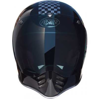 Шлем Premier Trophy MX NX Silver Chromed