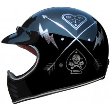 Шлем Premier Trophy MX NX Silver Chromed