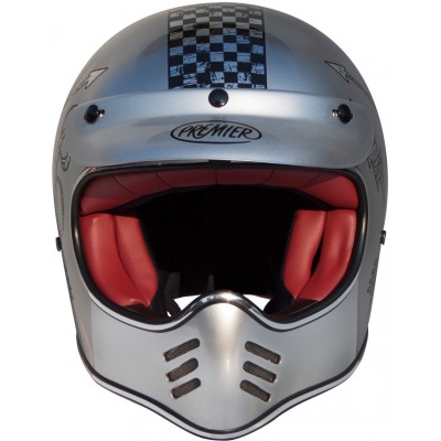 Шлем Premier Trophy MX NX Chromed