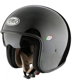 Premier Vintage Black Jet Helmet
