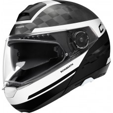Шлем модуляр Schuberth C4 Pro Carbon Tempest Черный/Белый