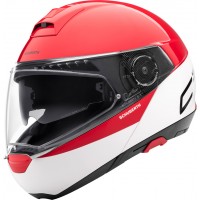 Шлем модуляр Schuberth C4 Pro Swipe  Белый/Красный