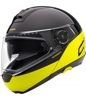 Шлем модуляр Schuberth C4 Pro Swipe Черный/Желтый