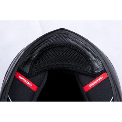 Шлем интеграл Scorpion EXO-1400 Air Carbon Solid Black - XXL