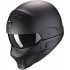 Шлем открытый интеграл Scorpion EXO-Combat Evo Solid Matt Black