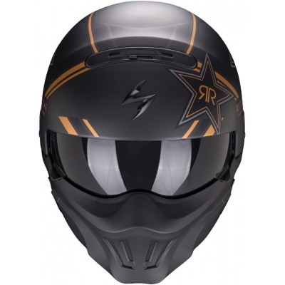 Шлем открытый интеграл Scorpion EXO-Combat Evo Rockstar