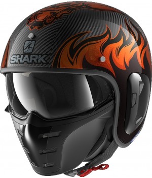 Шлем открытый Shark S-Drak 2 Dagon Carbon
