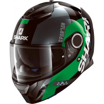 Шлем интеграл Shark Spartan Apics Fullface Helmet
