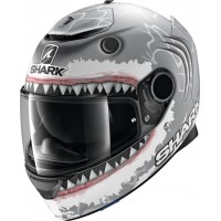 Шлем интеграл Shark Spartan Replica Lorenzo White Shark Mat
