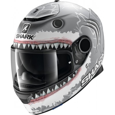 Шлем интеграл Shark Spartan Replica Lorenzo White Shark Mat