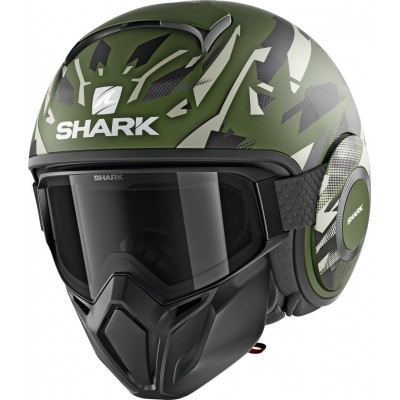 Шлем открытый Shark Street-Drak Kanhji Mat
