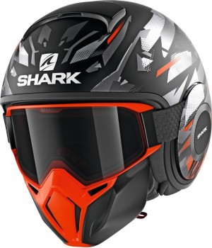 Шлем открытый Shark Street-Drak Kanhji Mat