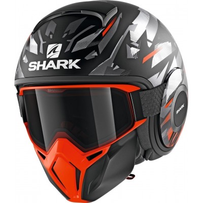 Шлем открытый Shark Street-Drak Kanhji Mat