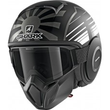 Шлем открытый Shark Street-Drak Replica Zarco Malaysian GP Mat