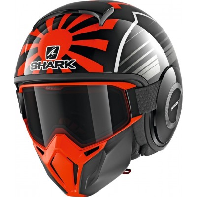 Шлем открытый Shark Street-Drak Replica Zarco Malaysian GP