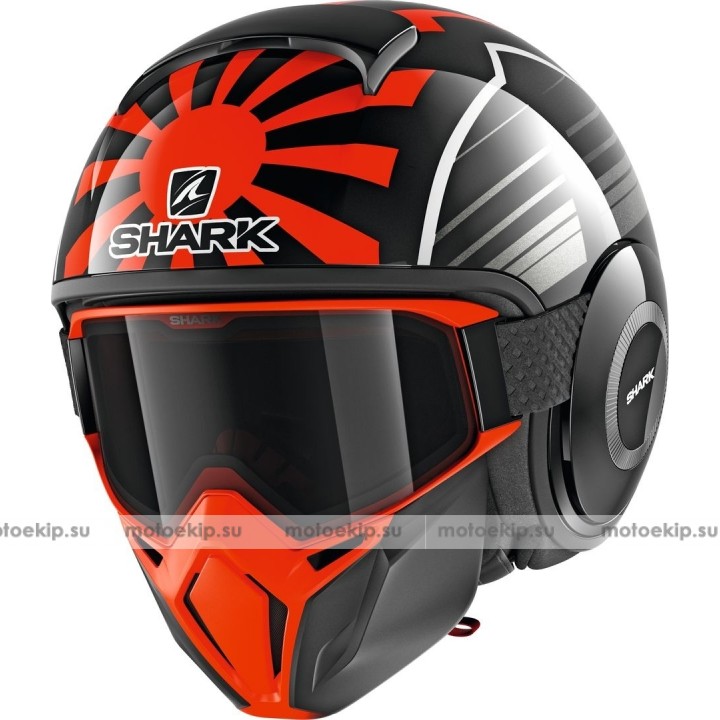 Шлем открытый Shark Street-Drak Replica Zarco Malaysian GP