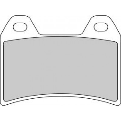 FERОDO Тормозные колодки для мотоцикла FDB2042ST (MCB683SV)