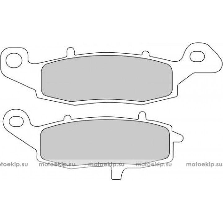 FERODO Тормозные колодки для мотоцикла FDB2048ST (MCB682SV)