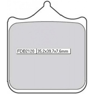 FERODO Тормозные колодки для мотоцикла FDB2120ST