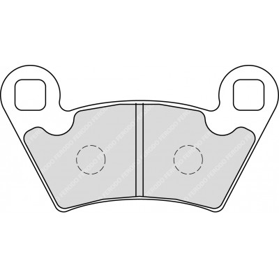 FERODO Тормозные колодки для мотоцикла FDB2236SG