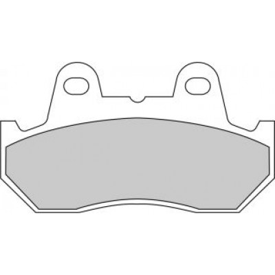 FERODO Тормозные колодки для мотоцикла FDB244P (MCB512)