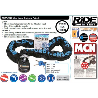 Oxford Monster Chain and Padlock