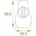 Kovix KCH10 + KBL12 120cm Замок цепи