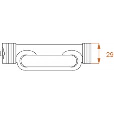 Kovix KCH10 + KHL69 120cm Замок цепи