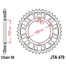JTA479.45 Звезда задняя (алюминий) 530