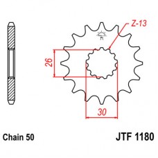 JTF1180.19 Звезда передняя 530